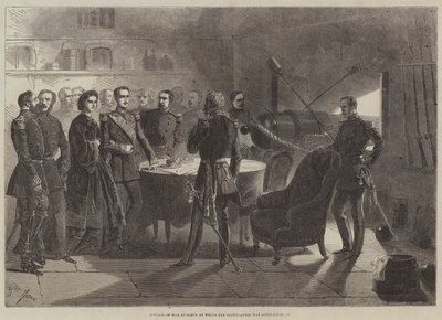 Council of War at Gaeta at Which the Capitulation Was Determined by Gustave Janet